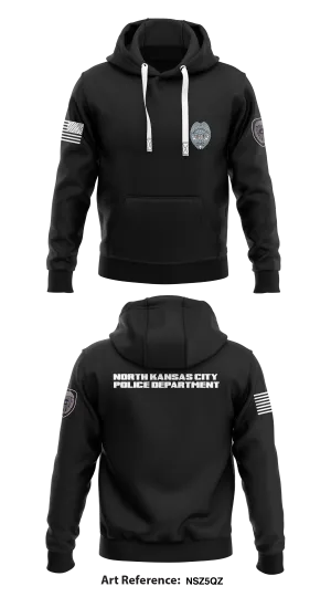 North Kansas City Police Department Store 1  Core Men's Hooded Performance Sweatshirt - NsZ5QZ