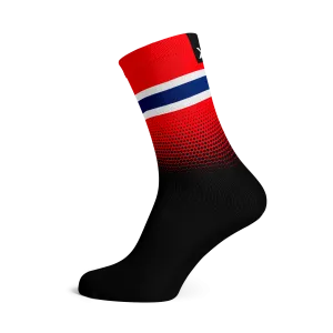 Norway Flag Socks