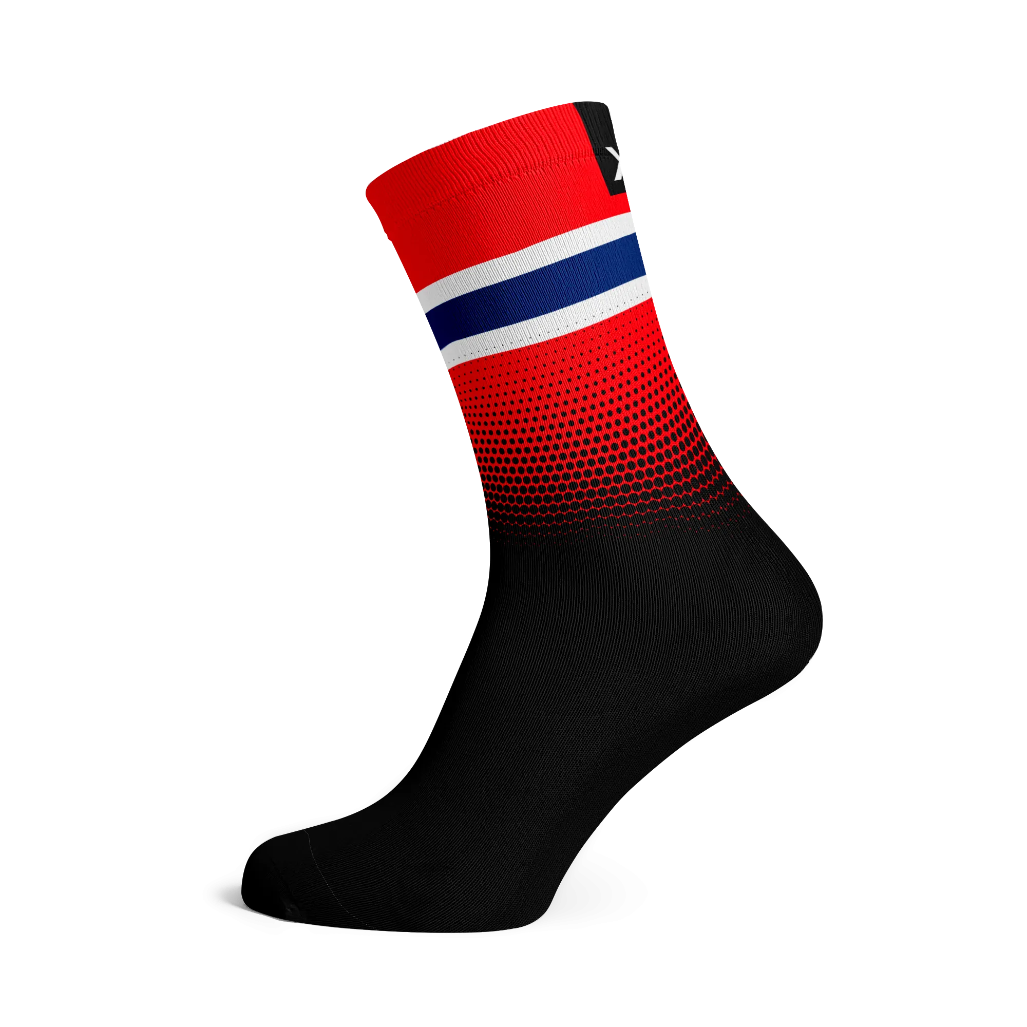 Norway Flag Socks