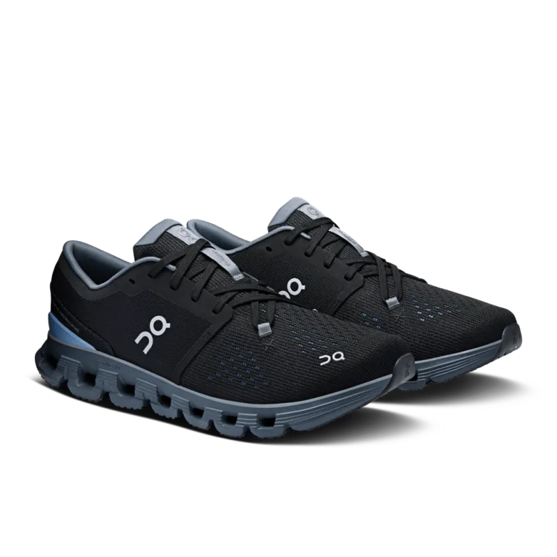 On Men's Cloud X 4 - Black/Chambray