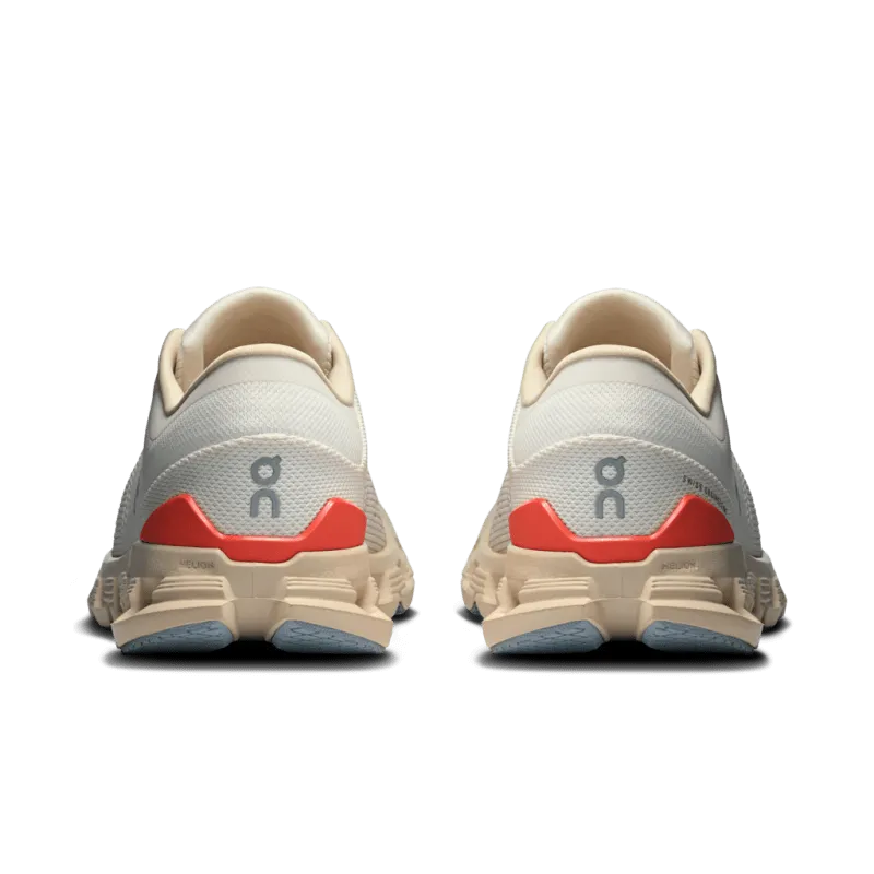 On Women's Cloud X 4 - Ivory/Salmon