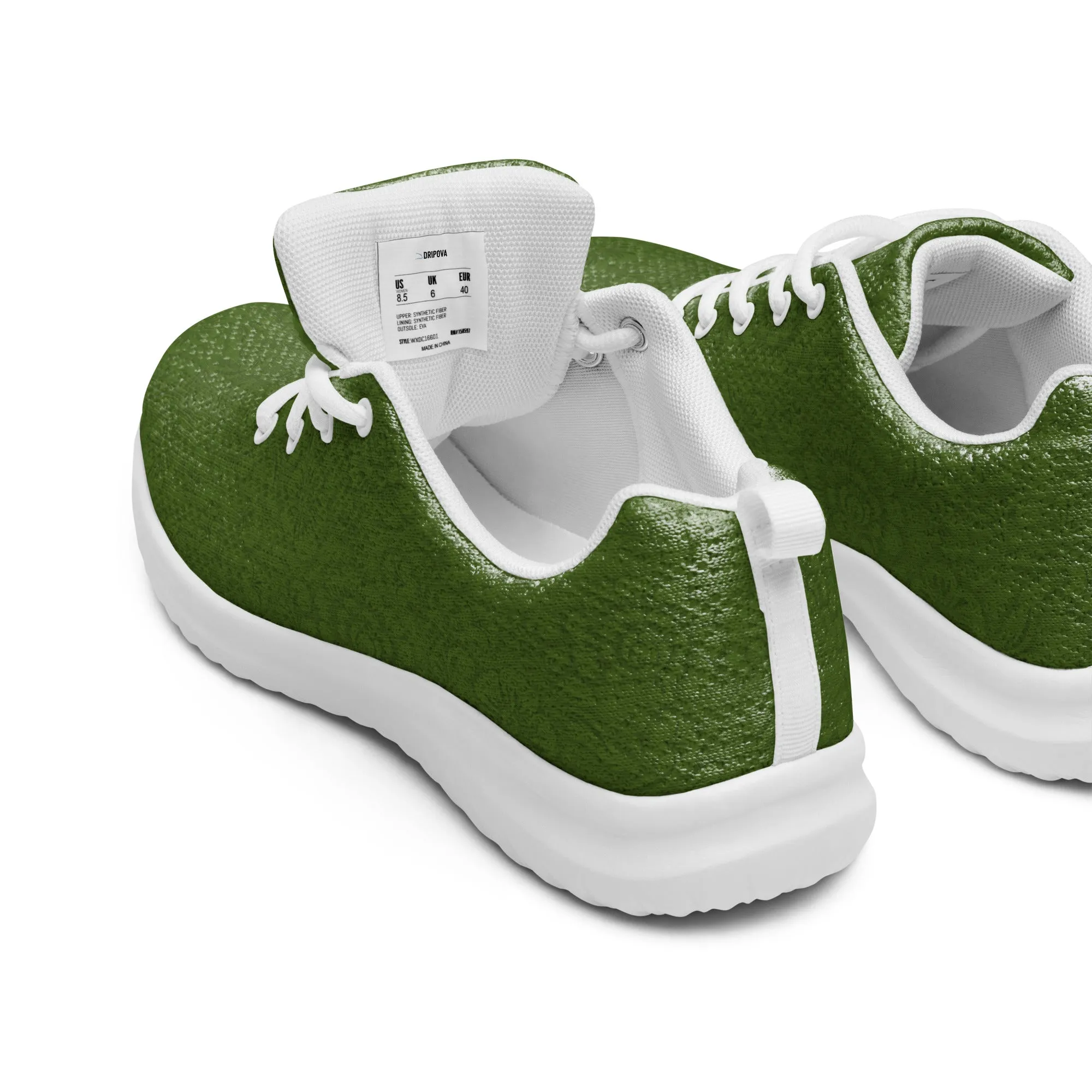 Ornate Rococo Patterned Athletic Shoes