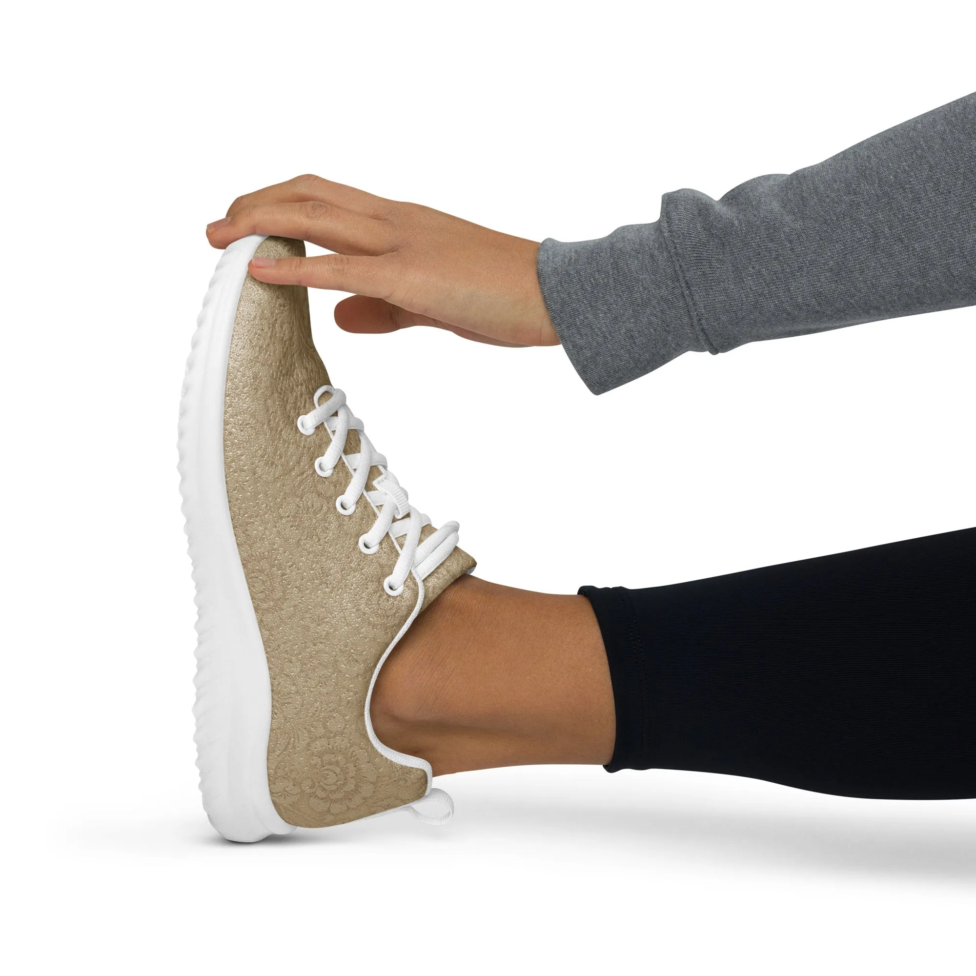 Ornate Rococo Patterned Athletic Shoes