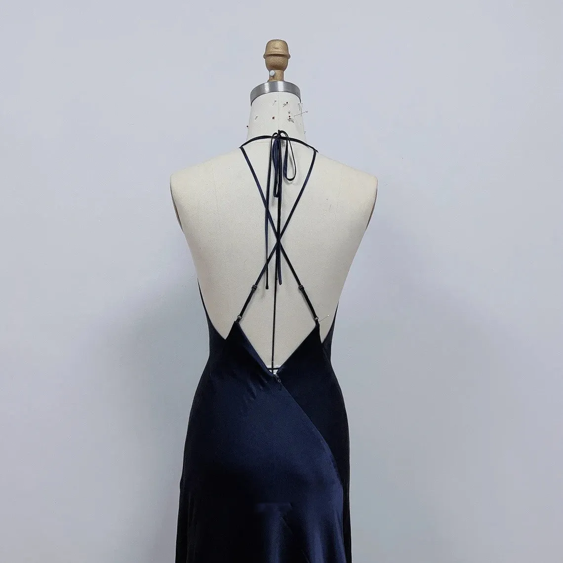 Paloma Navy Dress No Time to Die Costume Outfit