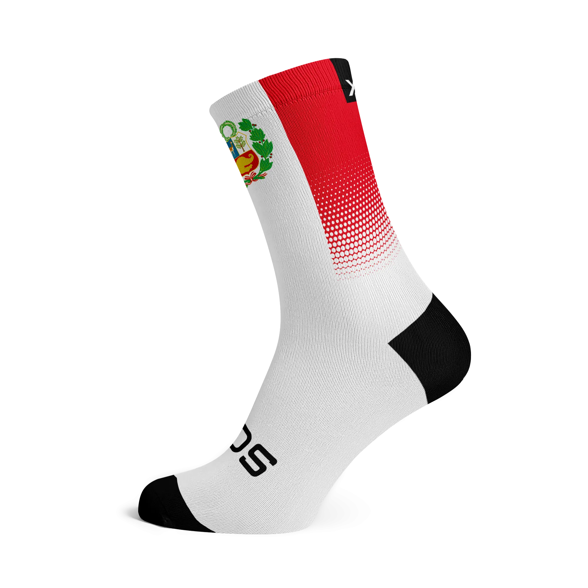 Peru Flag Socks
