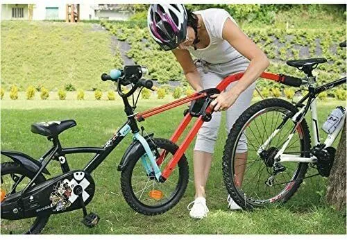 Peruzzo Trail Angel Kids Bicycle Tow Bar Tag Along For 10" - 24"  - Red