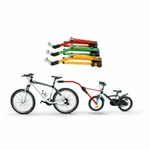 Peruzzo Trail Angel Kids Bicycle Tow Bar Tag Along For 10" - 24"  - Red