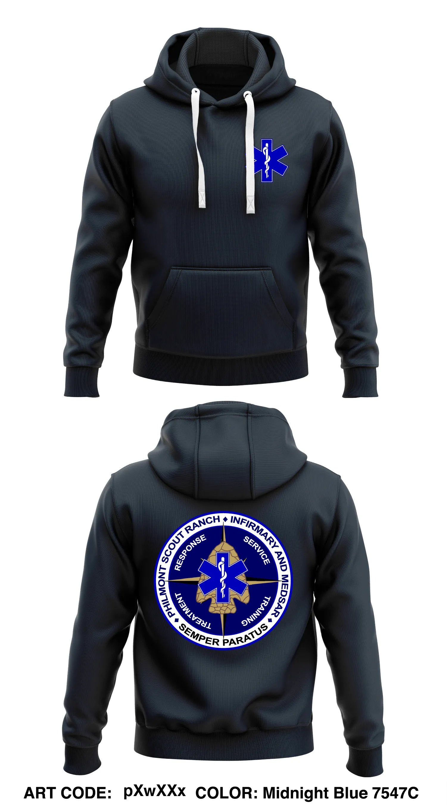 Philmont Scout Ranch Infirmary Store 1  Core Men's Hooded Performance Sweatshirt - pXwXXx