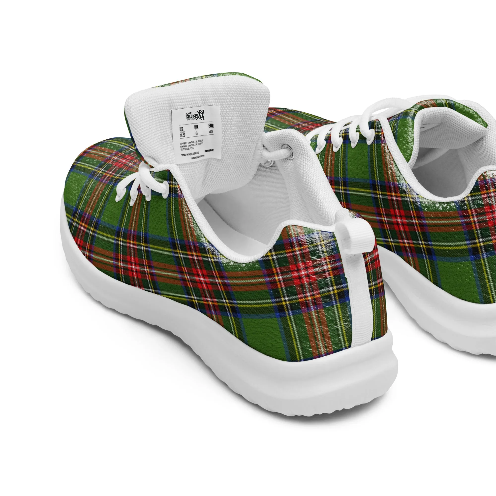 Plaid Power Women’s Athletic Shoes