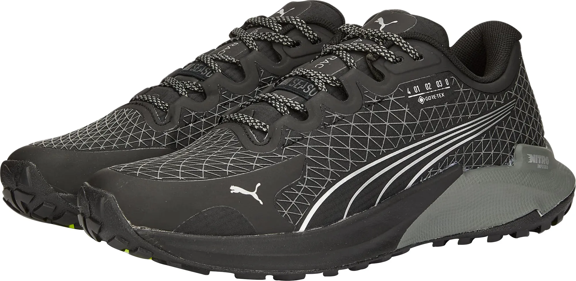 Puma Fast-Trac Nitro GORE-TEX Womens Trail Running Shoes - Black