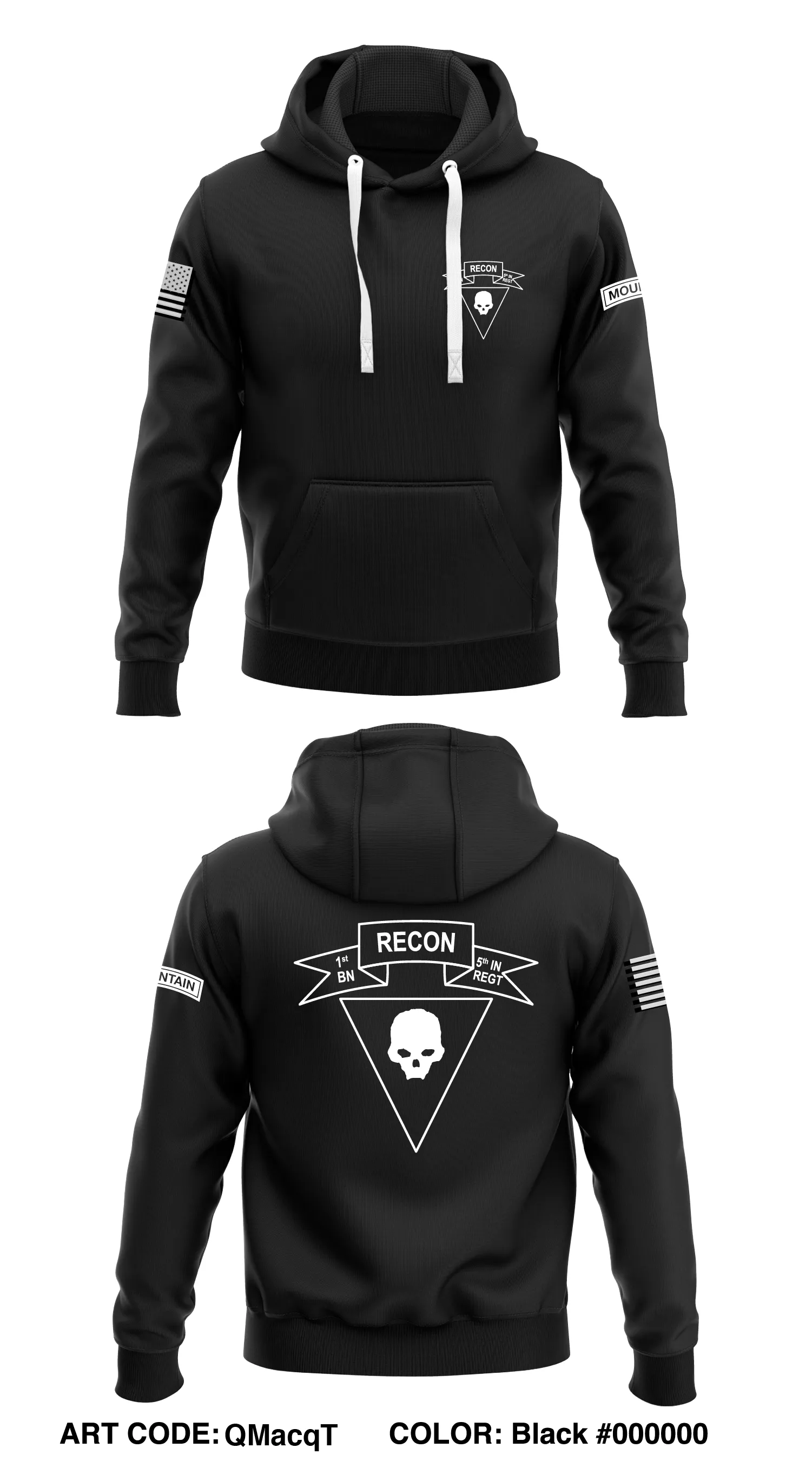 RECON 1-5 IN BN Store 1  Core Men's Hooded Performance Sweatshirt - QMacqT