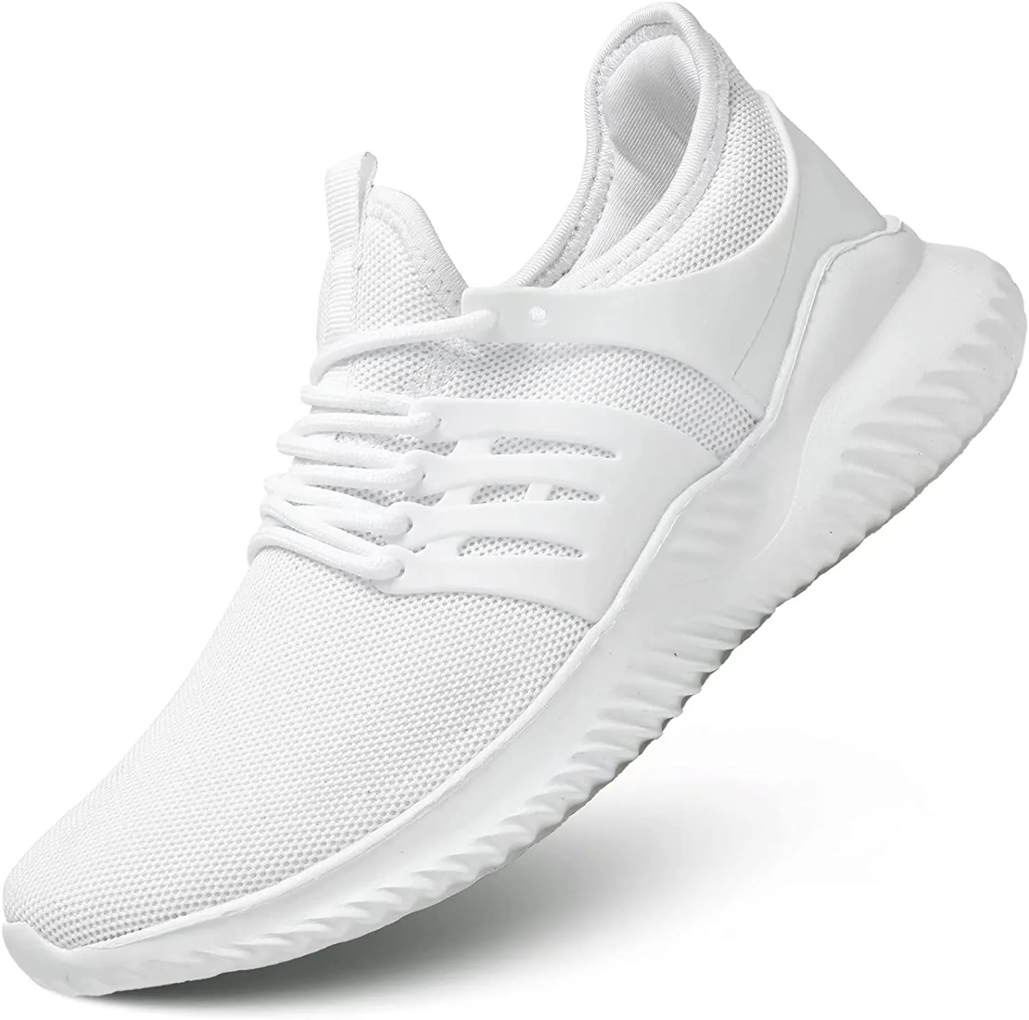 RED LIGHTWEIGHT MESH WORKOUT SHOES