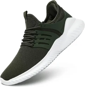 RED LIGHTWEIGHT MESH WORKOUT SHOES