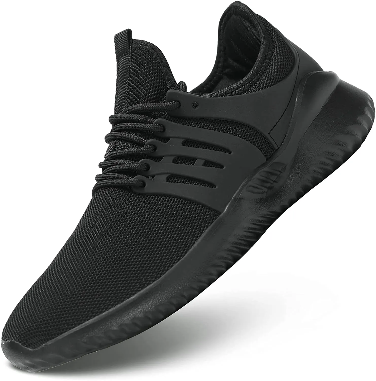 RED LIGHTWEIGHT MESH WORKOUT SHOES