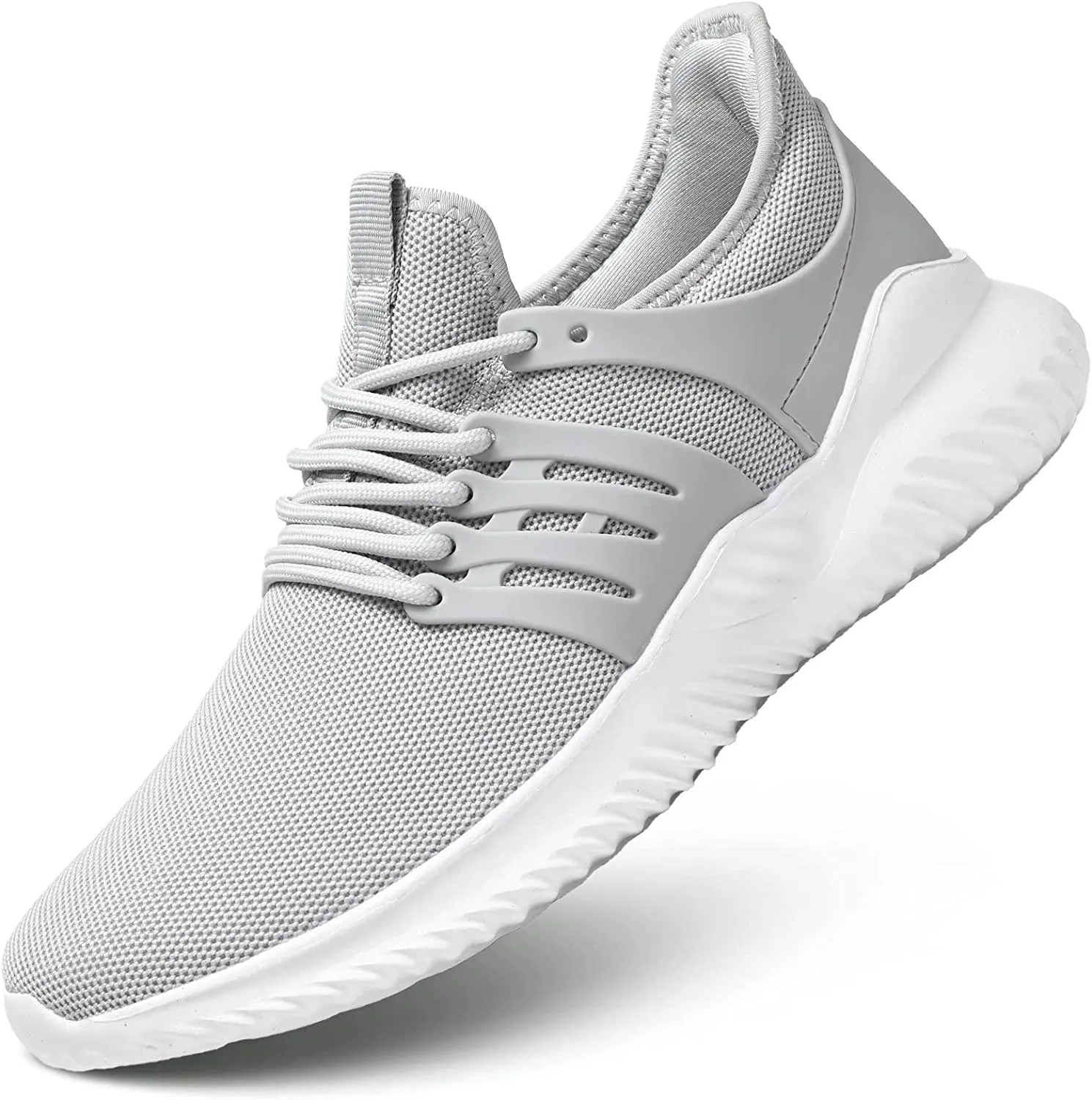 RED LIGHTWEIGHT MESH WORKOUT SHOES