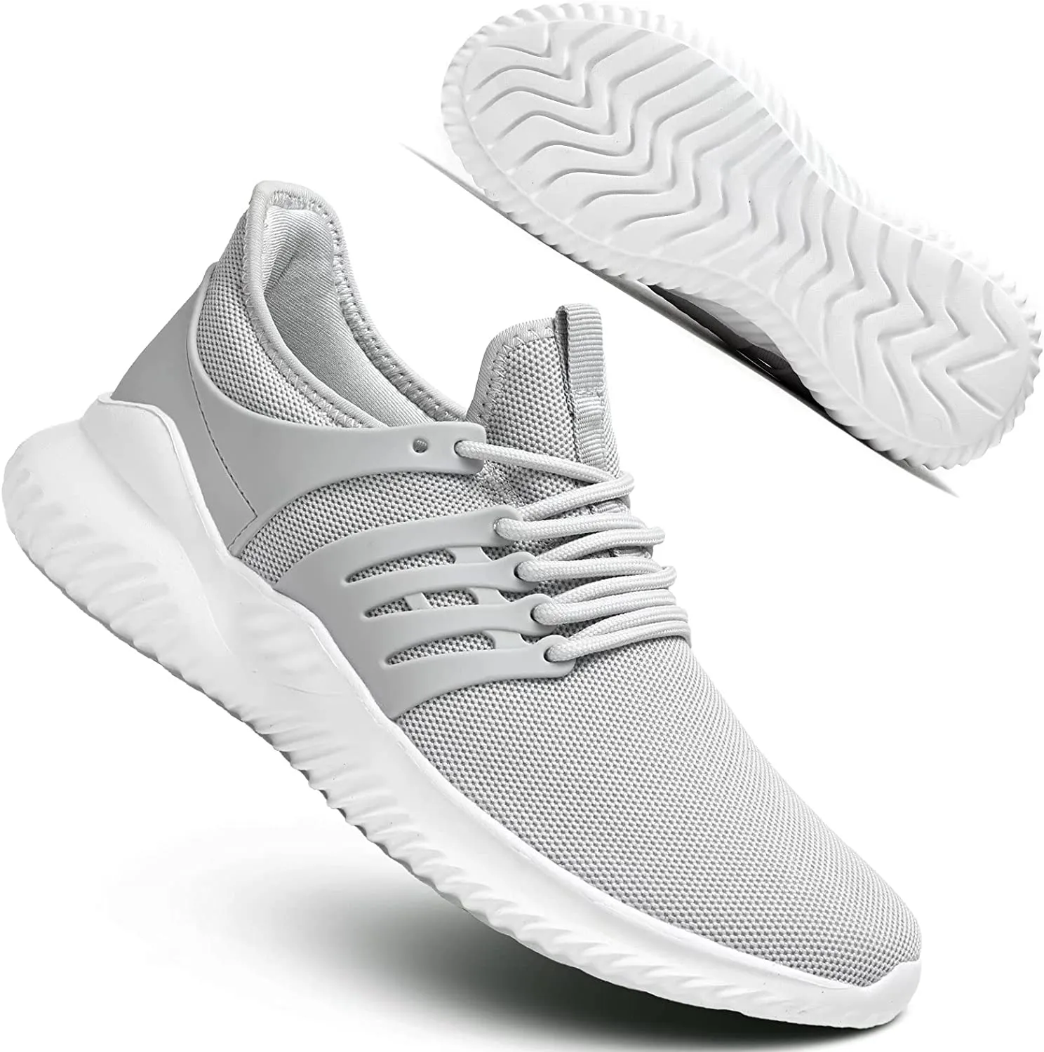RED LIGHTWEIGHT MESH WORKOUT SHOES