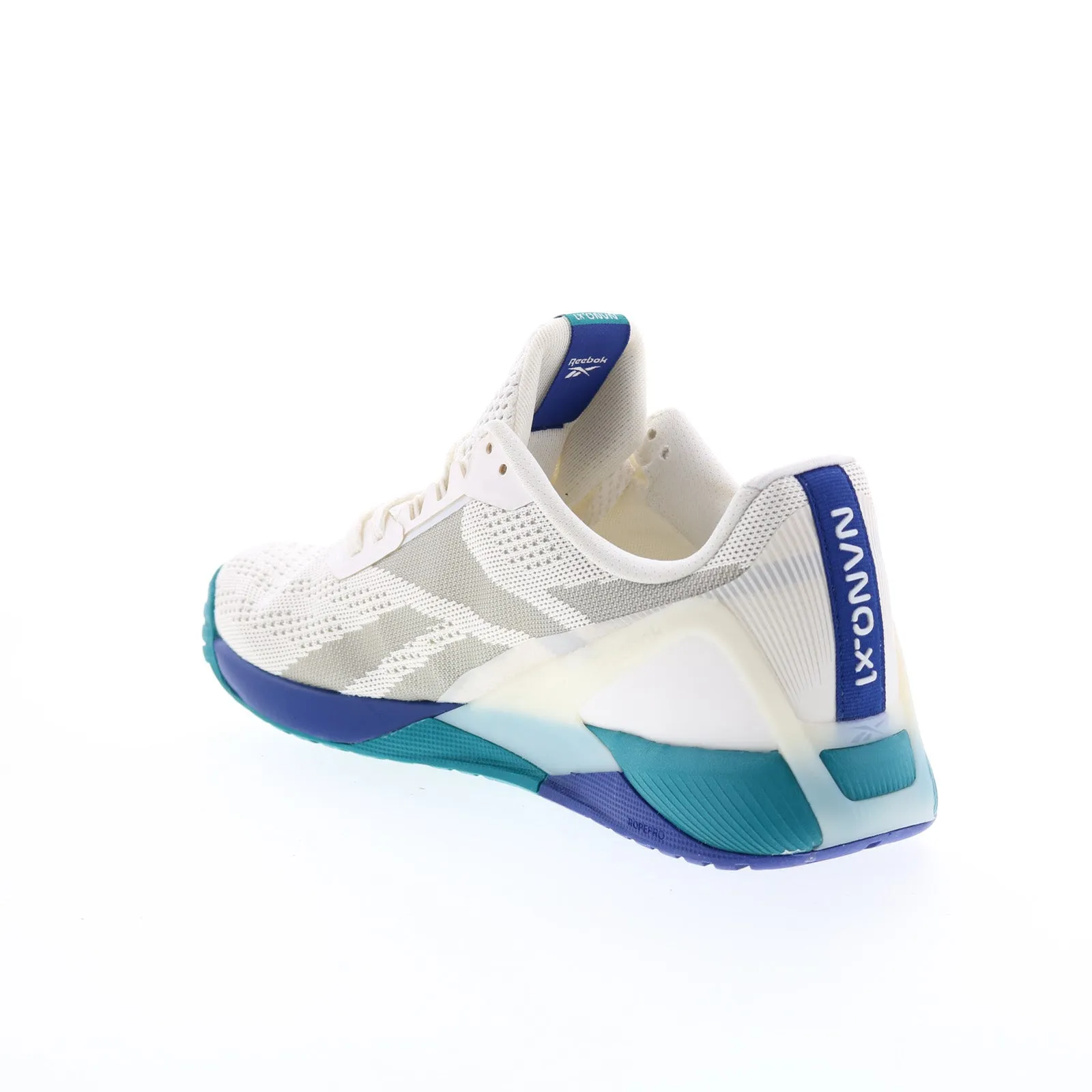 Reebok Nano X1 Mens Beige Canvas Athletic Cross Training Shoes
