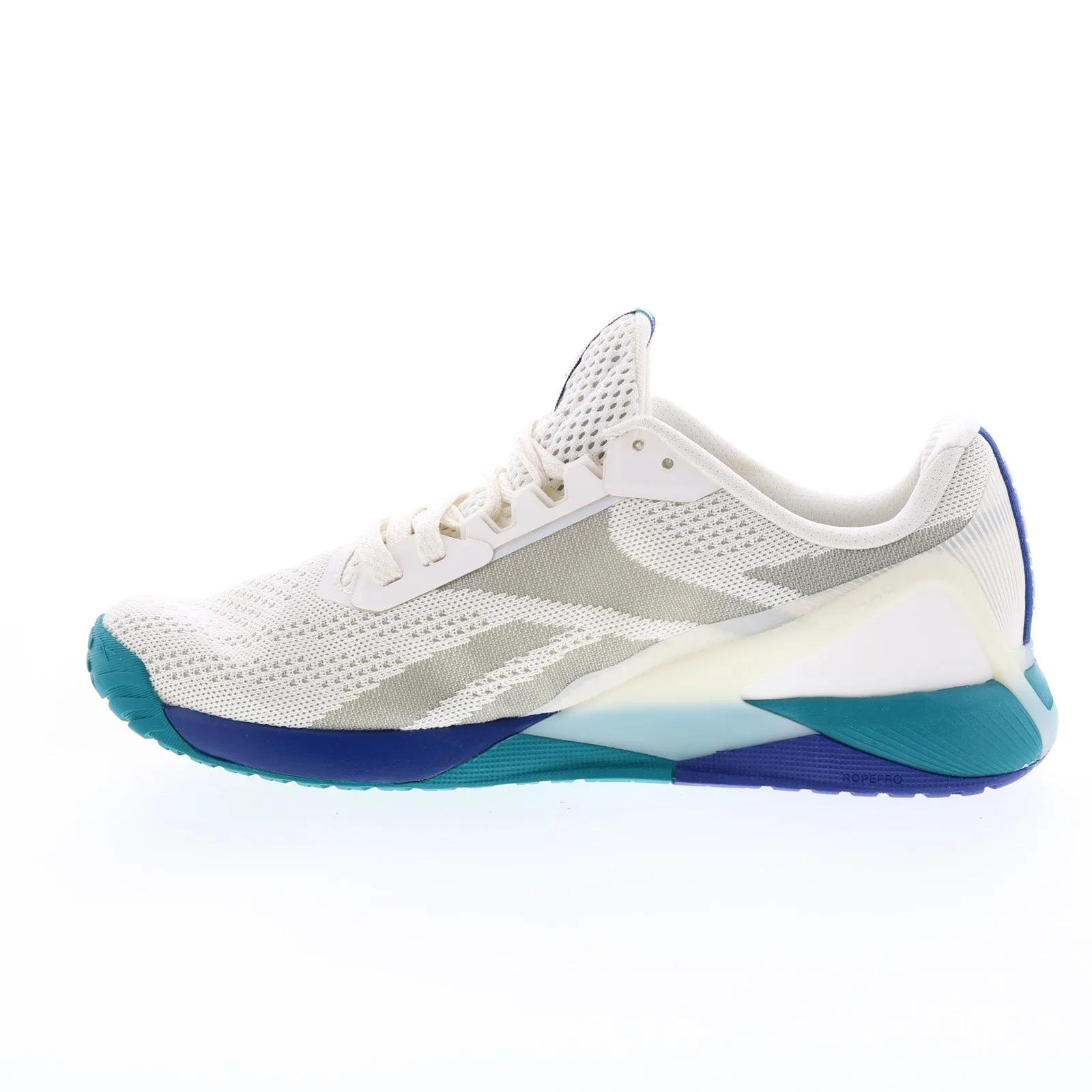 Reebok Nano X1 Mens Beige Canvas Athletic Cross Training Shoes