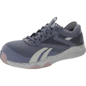 Reebok Work Women's RB481 HIIT TR Safety Composite Toe Athletic Work Shoe Blue and Pink, 9.5 Wide