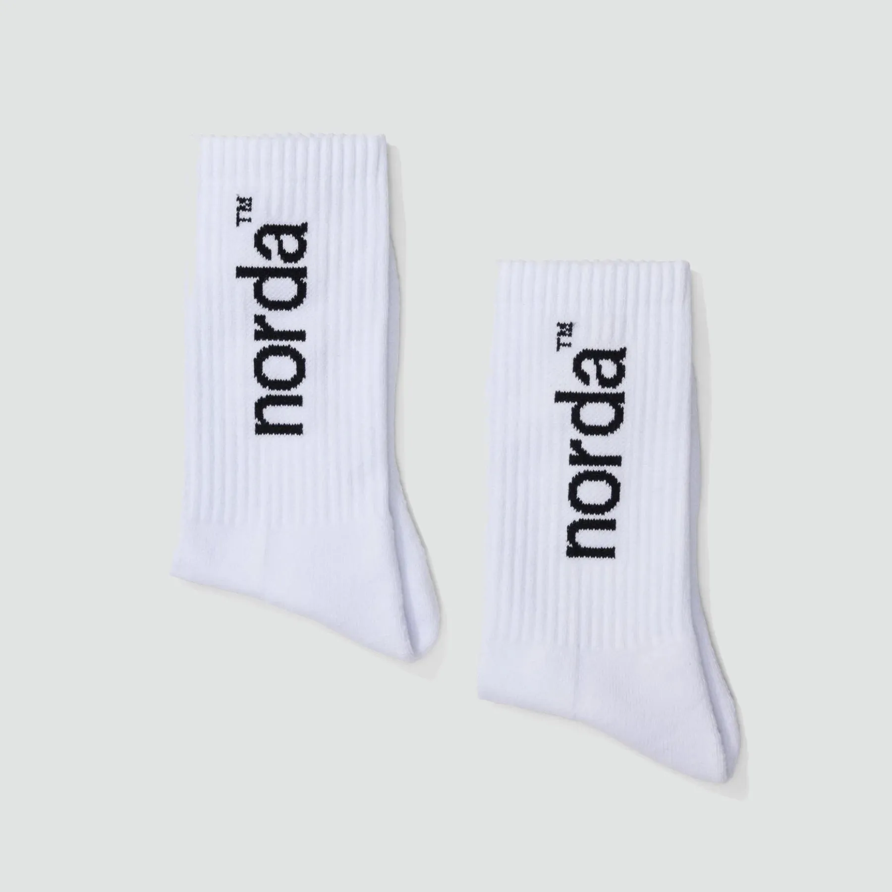 Retro Socks - White