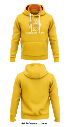 Right to Play  Core Men's Hooded Performance Sweatshirt - 7xrAPb