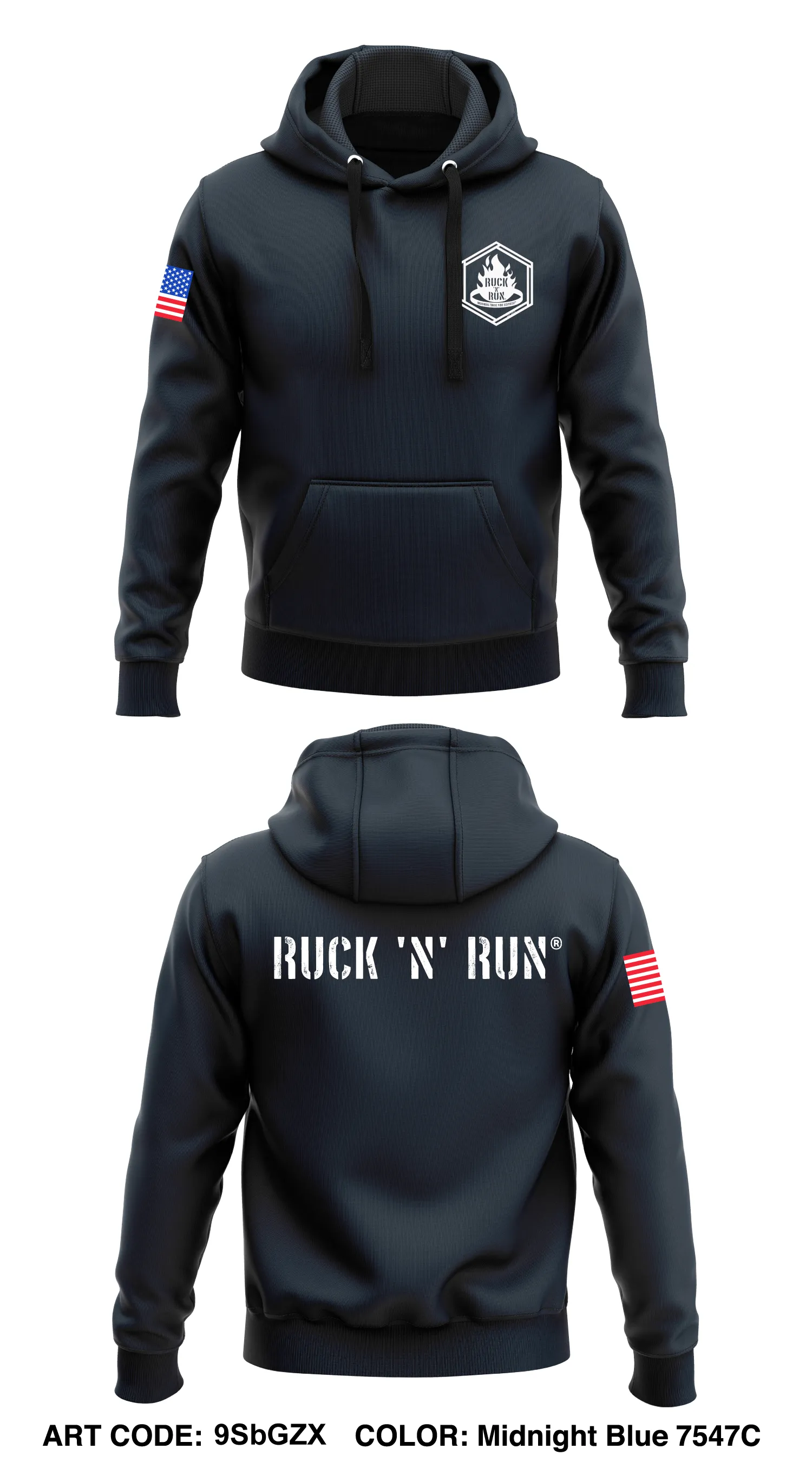Ruck 'N' Run® Store 1 Core Men's Hooded Performance Sweatshirt - 9SbGZX