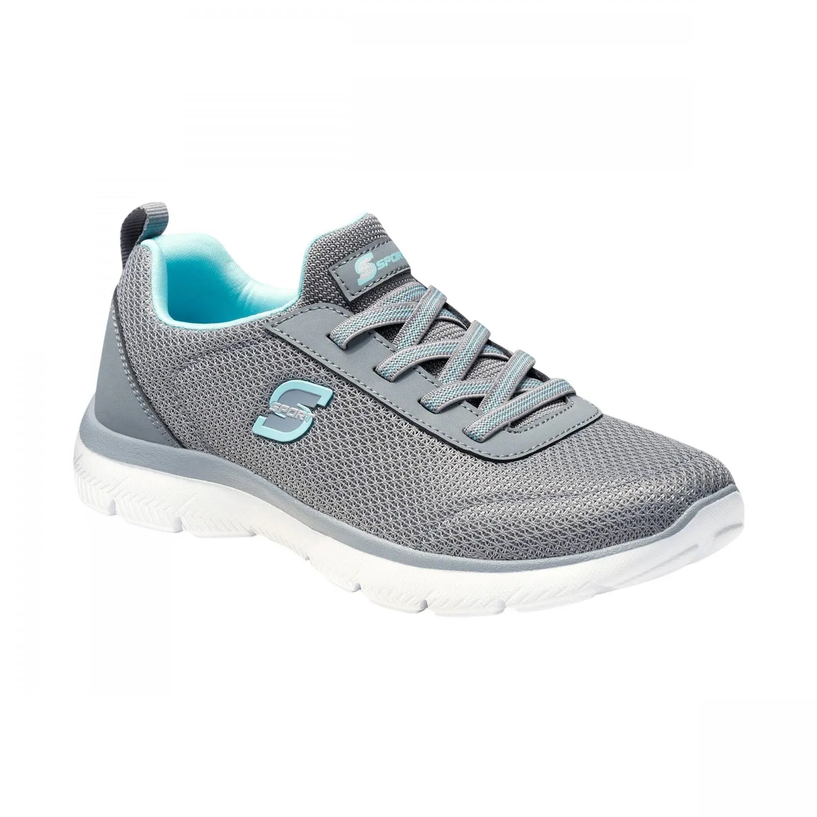 S Sport By Skechers Womens Pull On Low Top Yselle Sneakers 86518793 Gray 6.5M