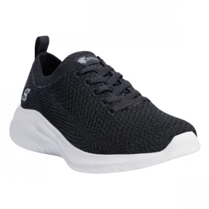 S Sport By Skechers Womens Resse 2.0 Elastic Gore Sneakers 89261300 Black 9.5M