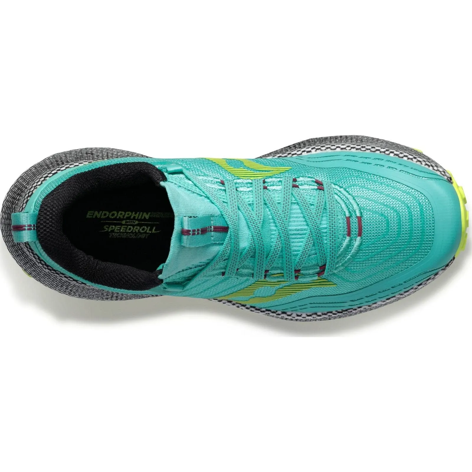 Saucony Endorphin Trail (Womens) - Cool Mint/Acid