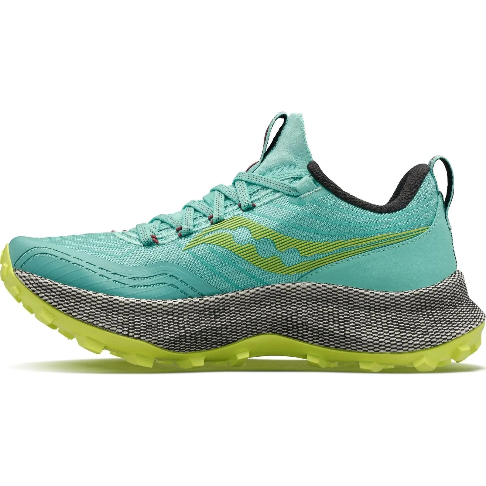 Saucony Endorphin Trail (Womens) - Cool Mint/Acid