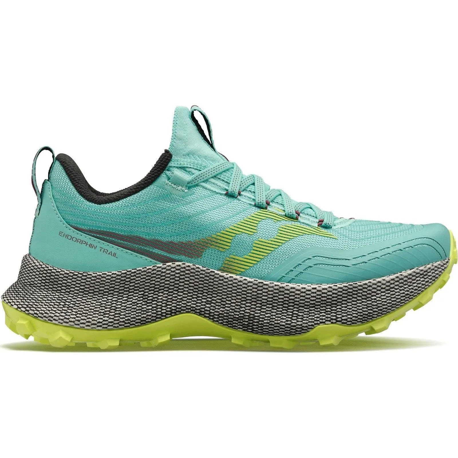 Saucony Endorphin Trail (Womens) - Cool Mint/Acid