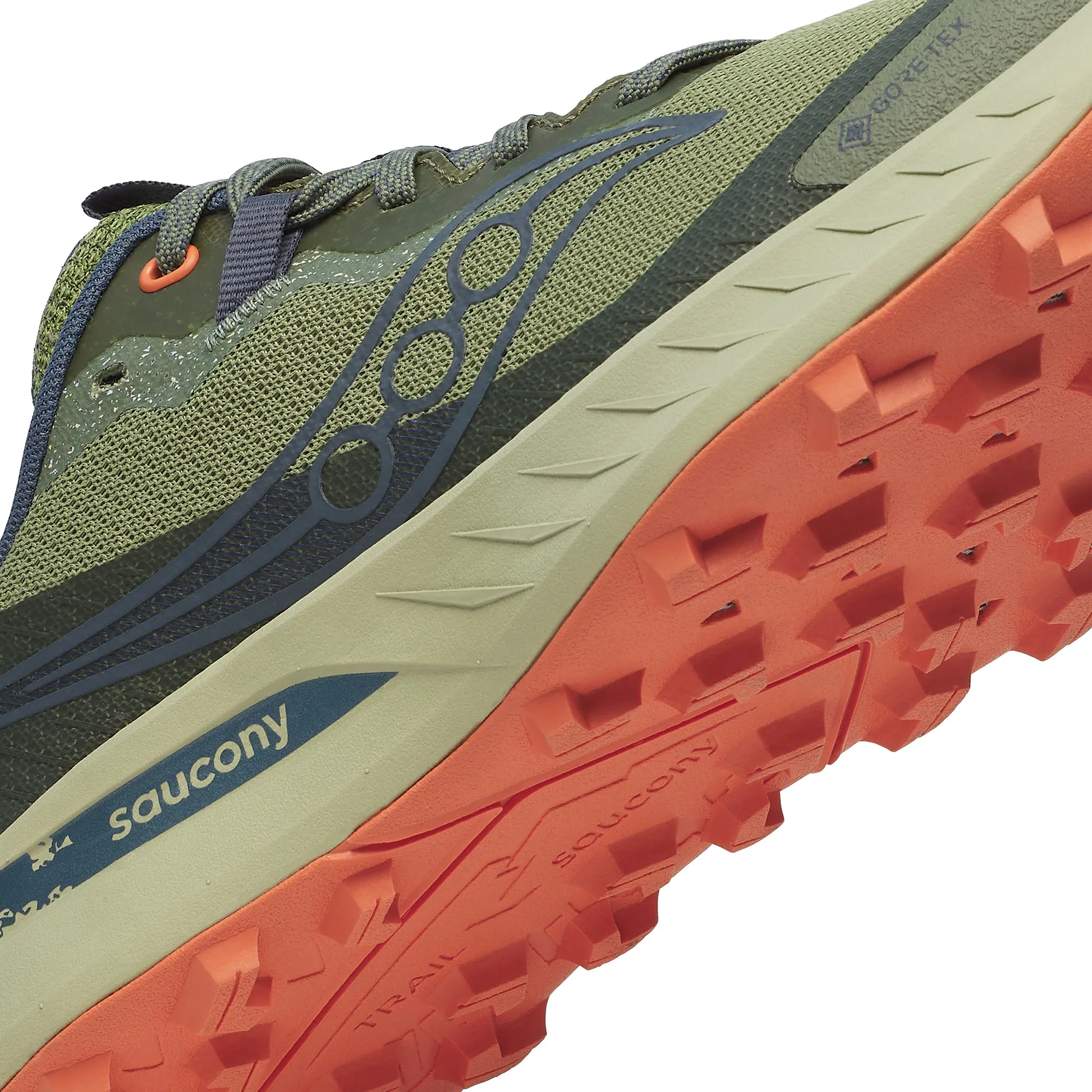 Saucony Peregrine 15 GORE-TEX Womens Trail Running Shoes - Green