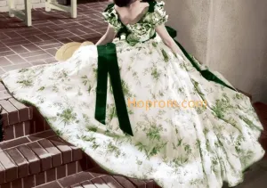 Scarlett O'Hara BBQ Barbecue Dress by Vivien Leigh from Gone with the Wind