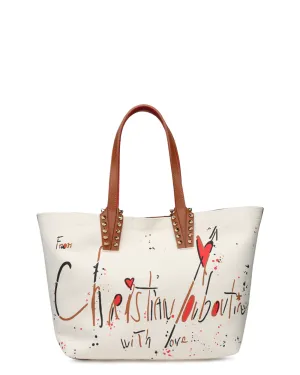 Small Cabata Canvas Beach Tote in Natural