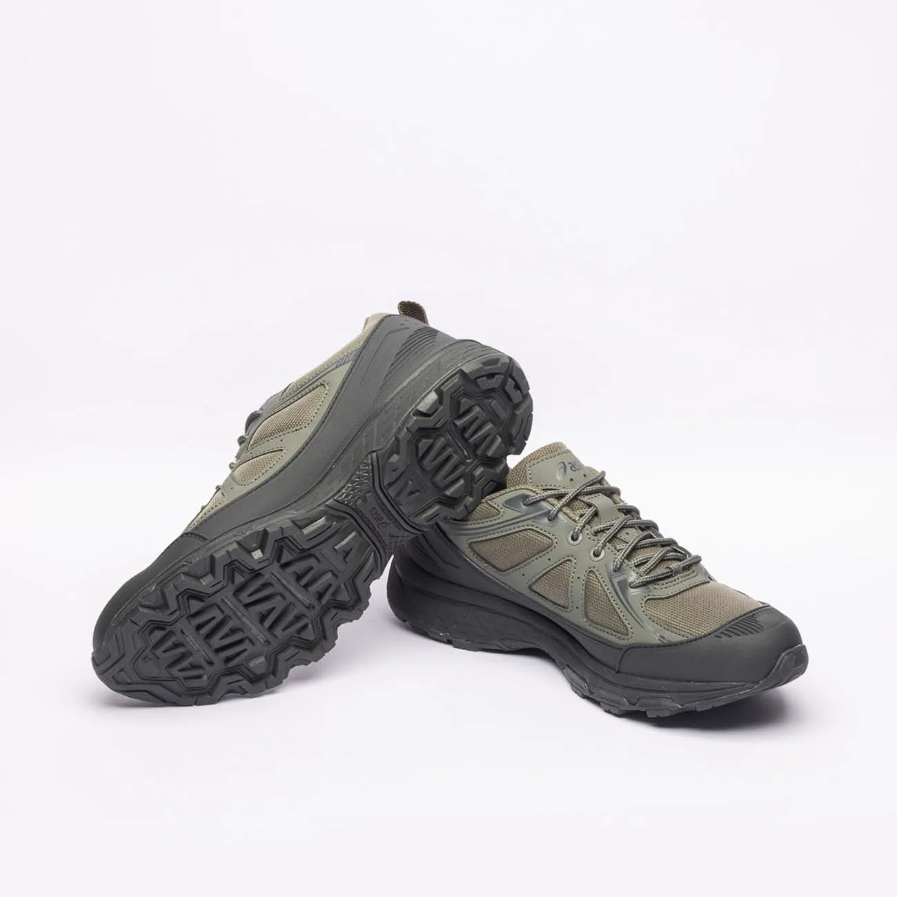 Sneaker trail running Asics Gel-Venture 6 Shield in tessuto verde e TPU nero