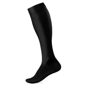 Solid Black Knee High Socks