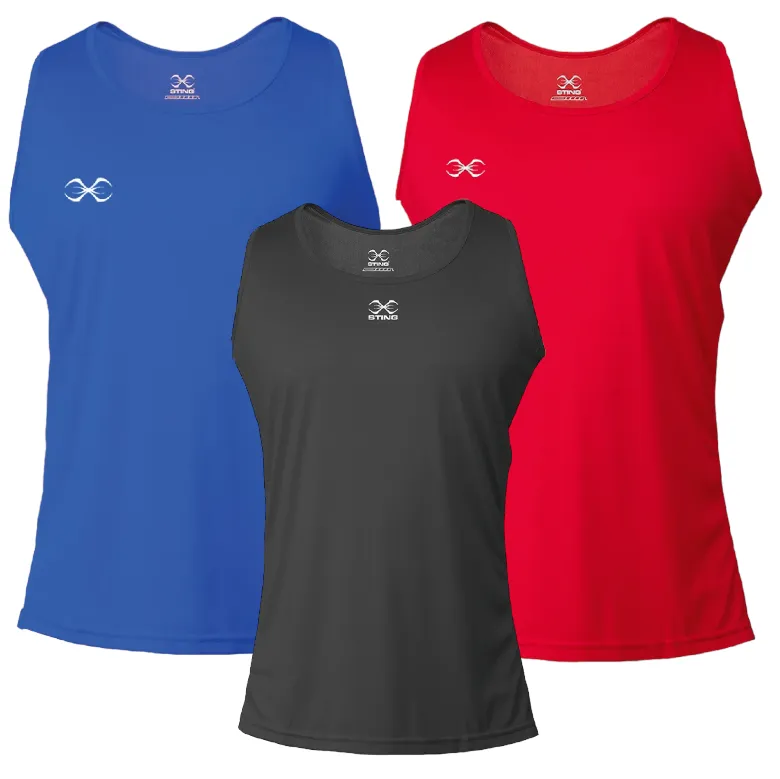 Sting Mens Mettle Boxing Singlet Vest