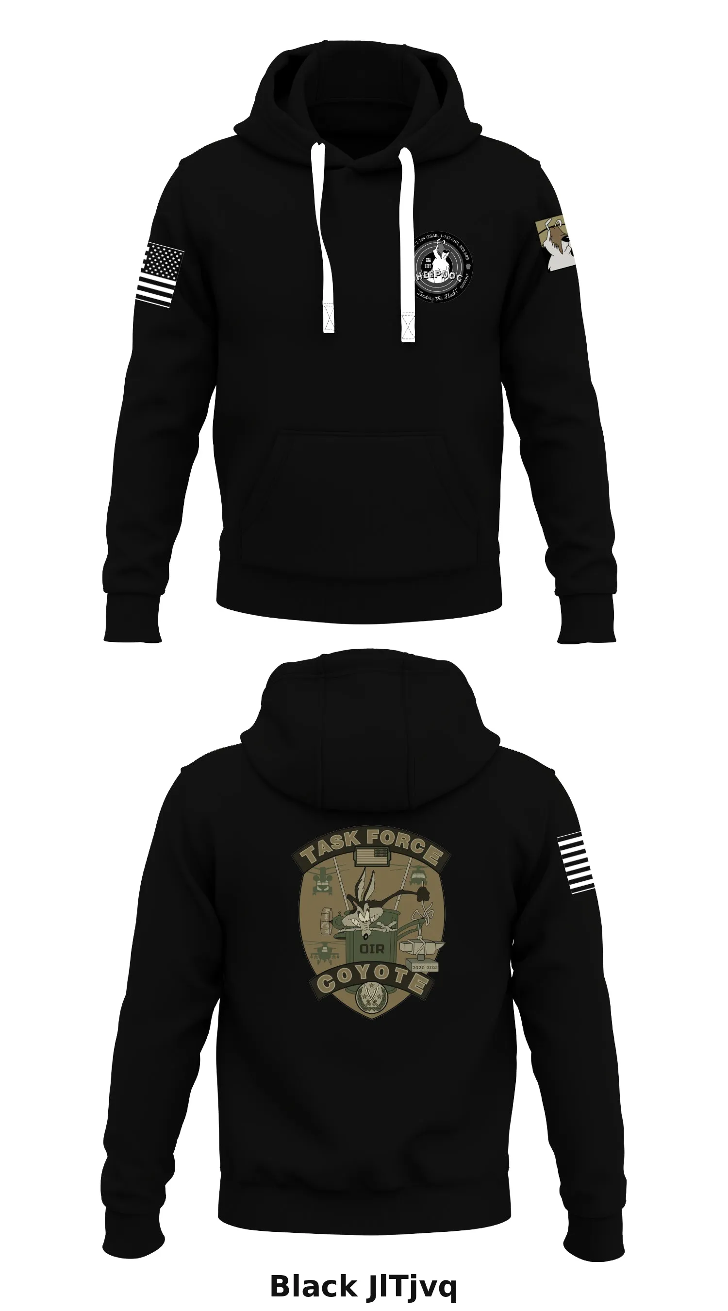 Task Force Coyote Store 1  Core Men's Hooded Performance Sweatshirt - JlTjvq