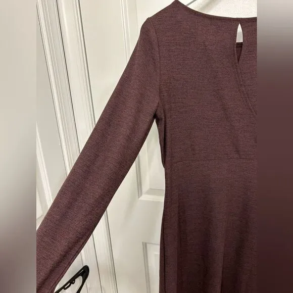 Toad&amp;Co M Intermosso Long Sleeve Athletic Dress Cross over back