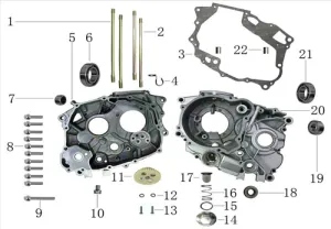 Trail 125 Crankcase