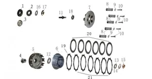 Trail 400 Clutch Assembly