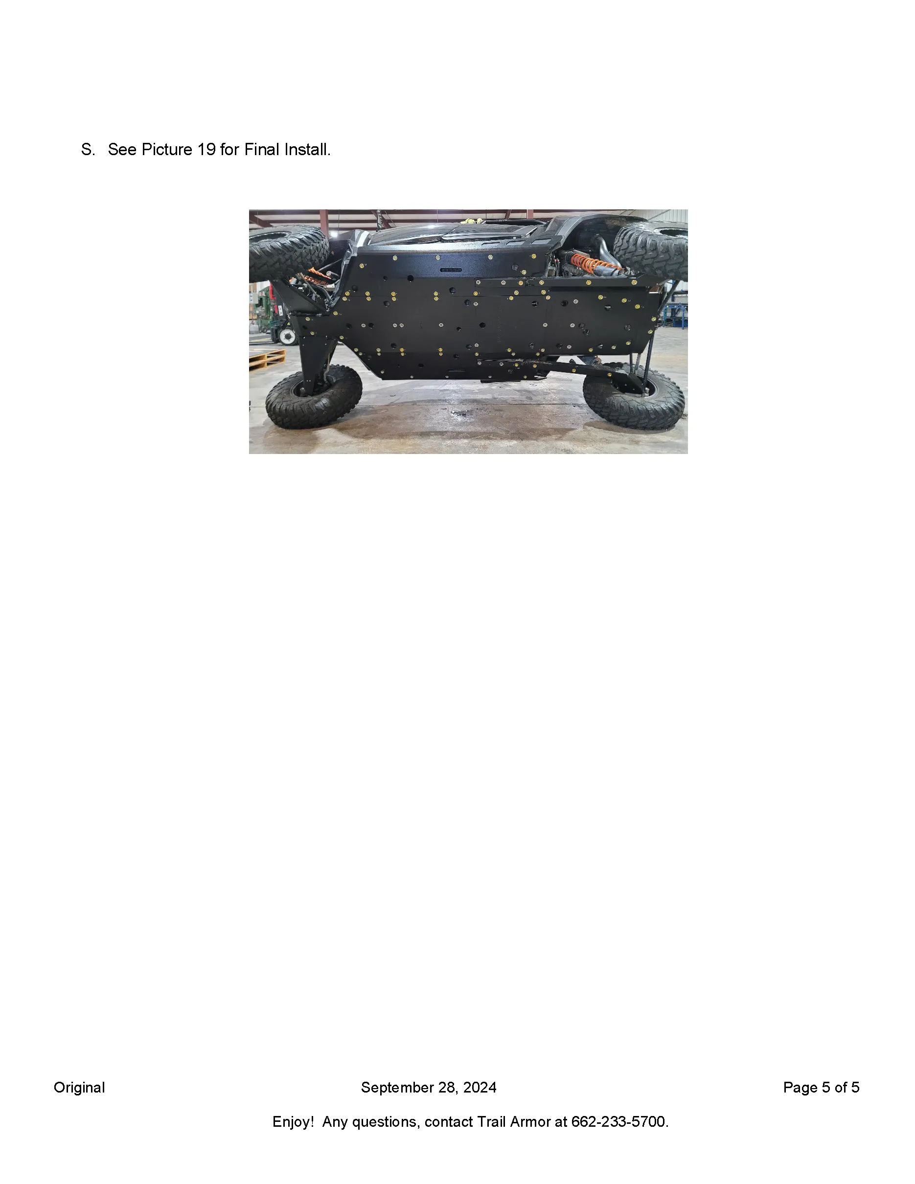 Trail Armor 2024 - 2025 RZR XP 4 1000 (Sport, Premium, Ultimate) Full Skids with Slider Nerfs