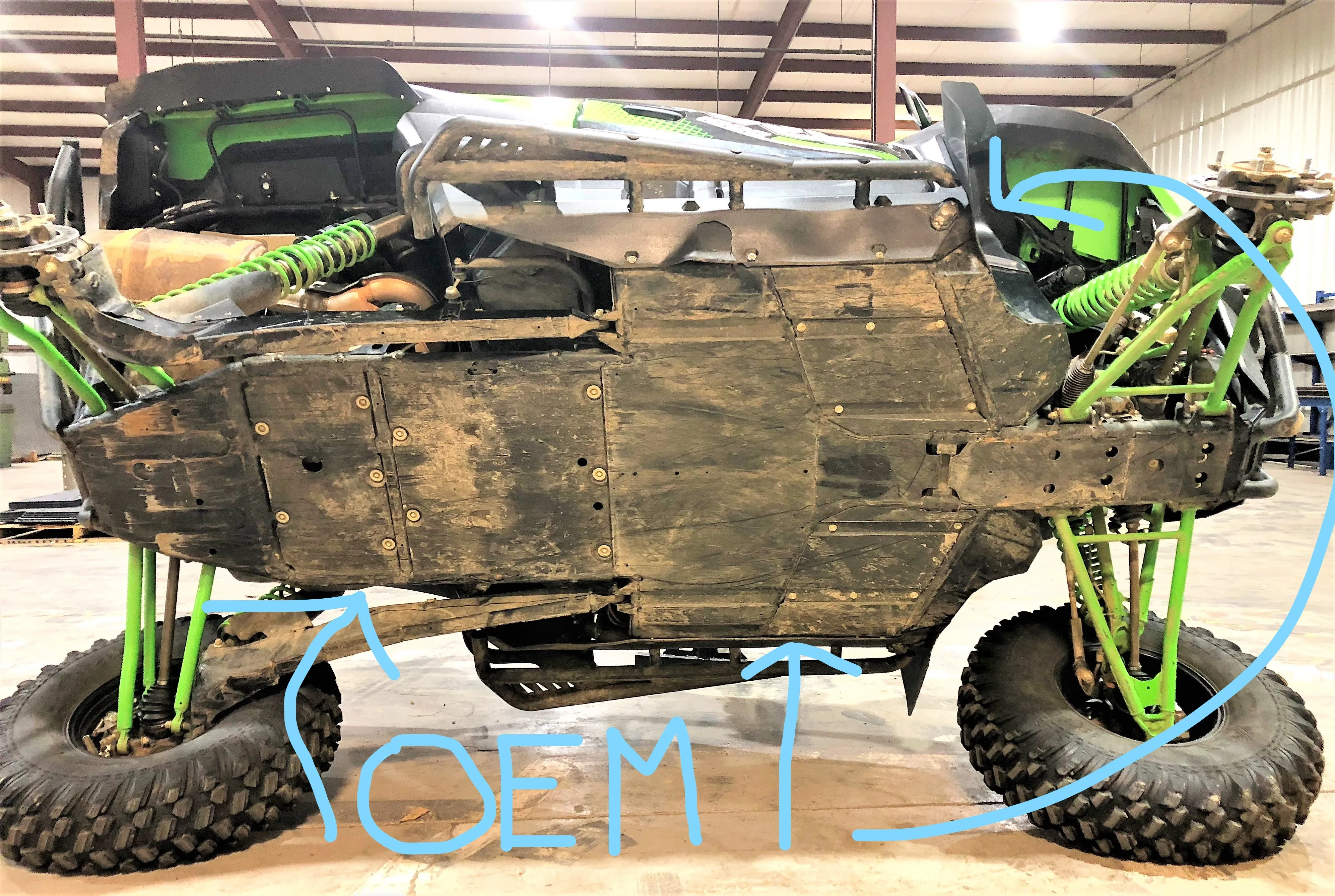 Trail Armor Kawasaki KRX 1000 (all editions) Full Skids with Integrated Slider Nerfs 2020 - 2025