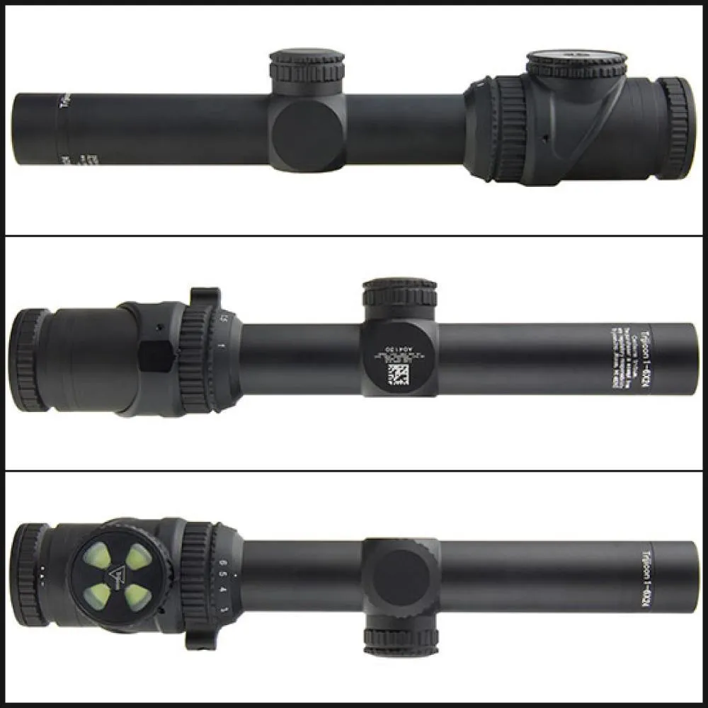 Trijicon AccuPoint 1-6x24 30mm Tube Riflescope MIL-DOT Crosshair with Green Dot