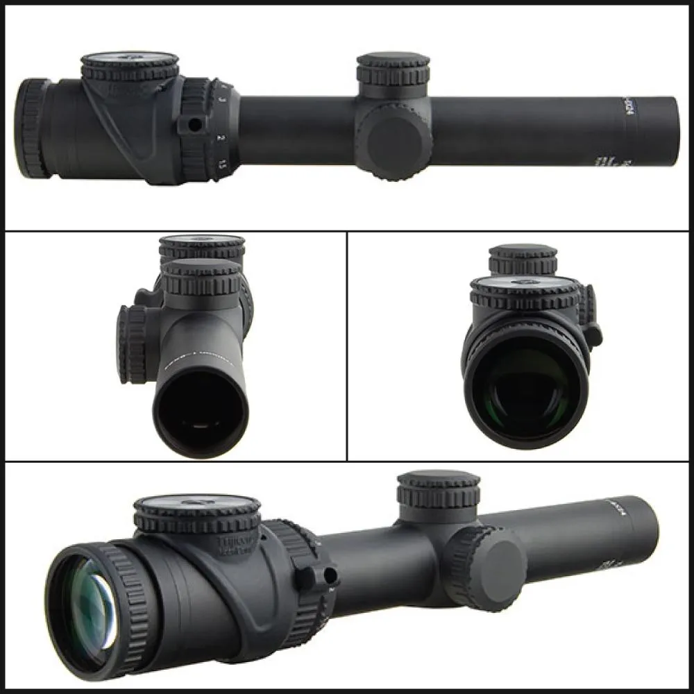 Trijicon AccuPoint 1-6x24 30mm Tube Riflescope MIL-DOT Crosshair with Green Dot