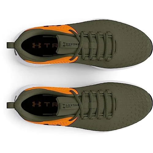 Under Armour Men's Charged Engage 2 Training Shoe, (301) Marine OD Green/Formula Orange/Black, 13, US