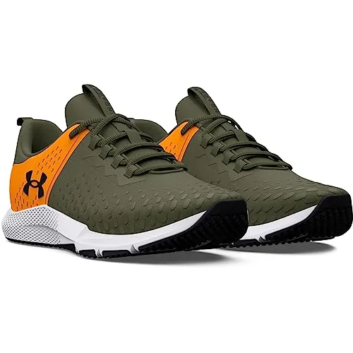 Under Armour Men's Charged Engage 2 Training Shoe, (301) Marine OD Green/Formula Orange/Black, 13, US