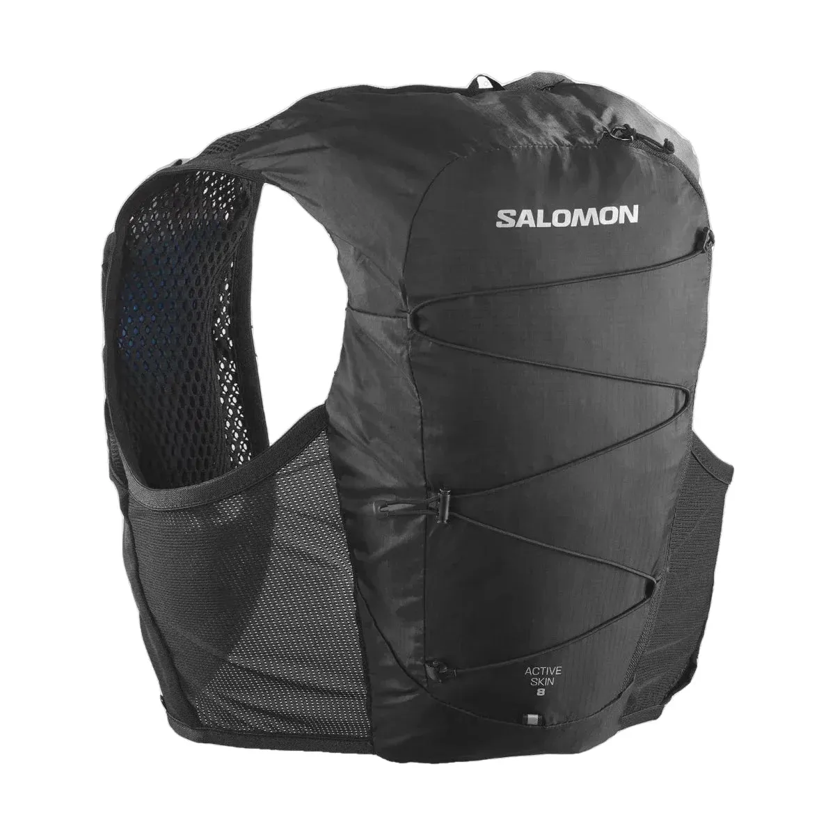 Unisex Salomon Active Skin 8L Hydration Vest with 2x500ML Soft Flasks