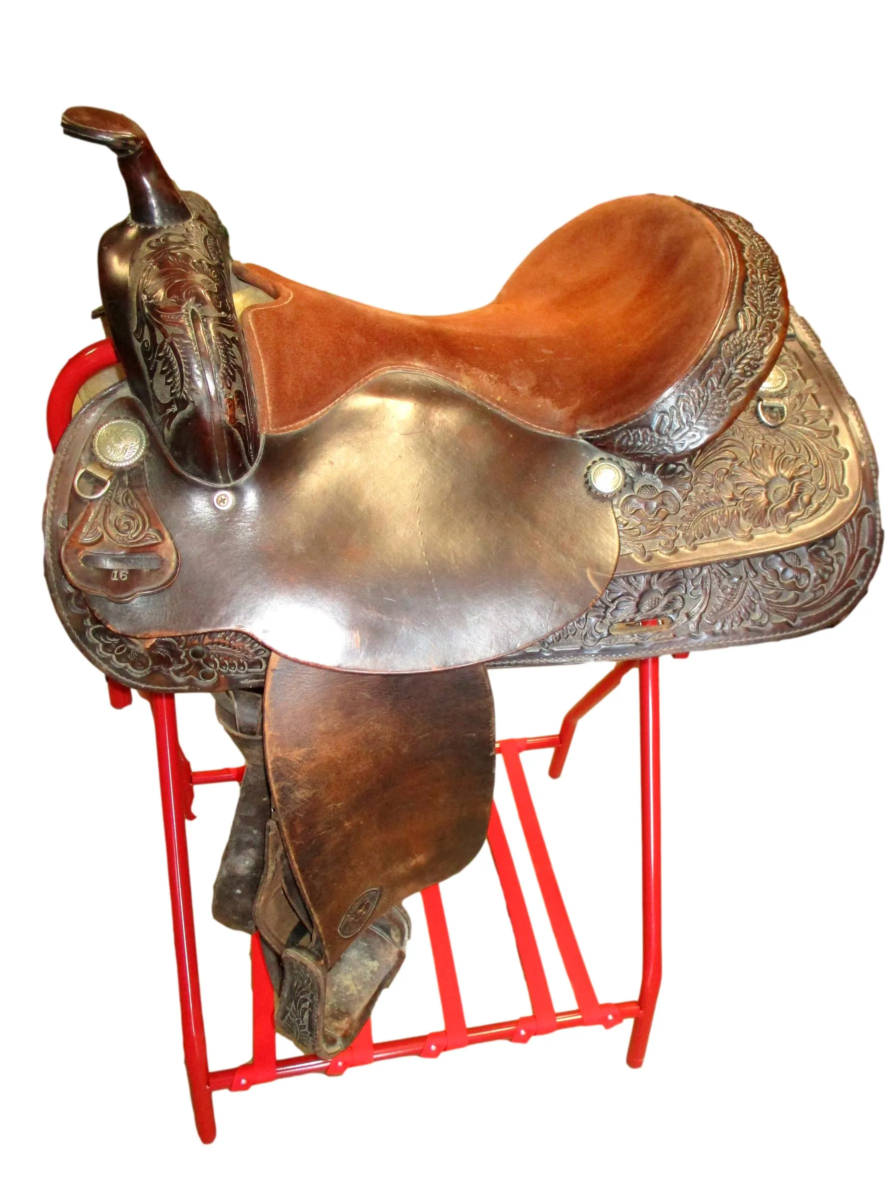 Used 16" Tex Tan Trail Saddle