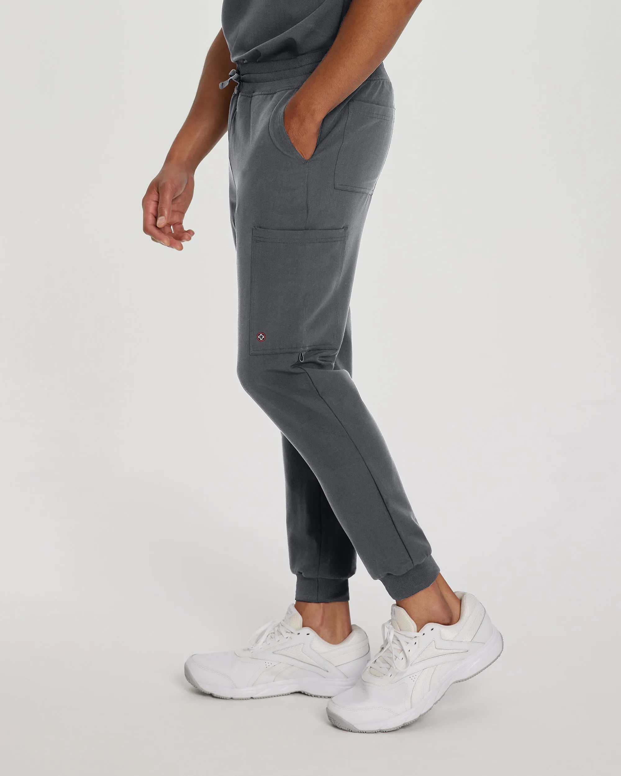 V-Tess 222 Men's Jogger Scrub Pants Dark Pewter